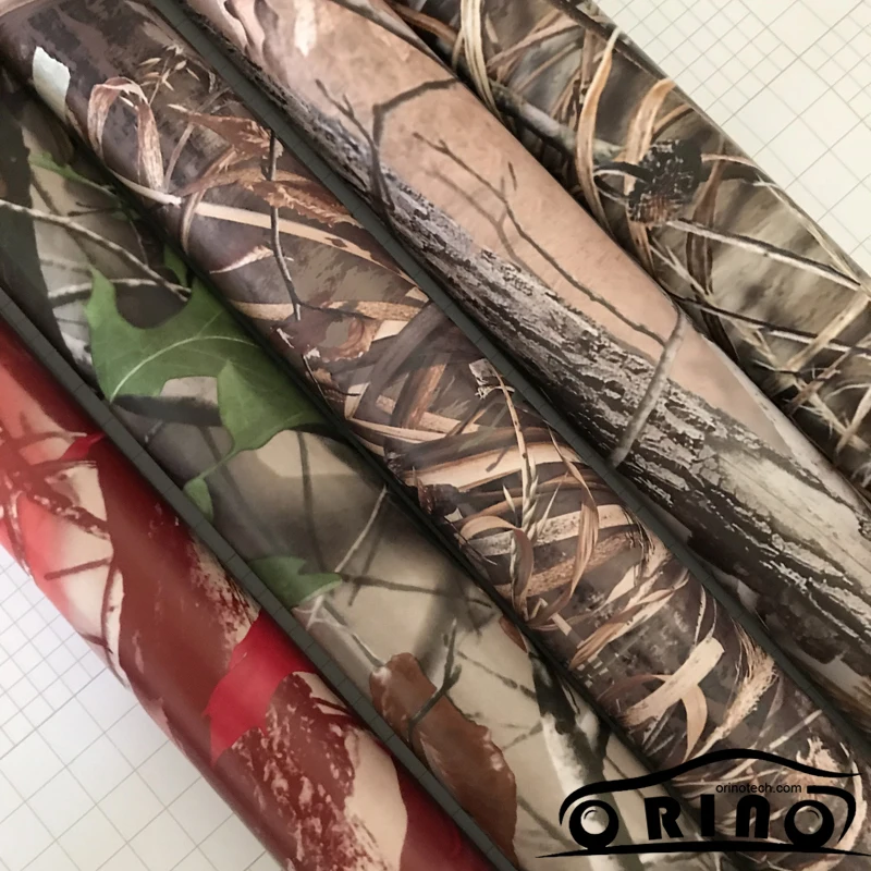 Shadow Grass Vinyl Film ORINO Realtree Car Wrap Film With Air Bubble Free Camouflage Vehicle Car Motorbike Full Wrapping Foil