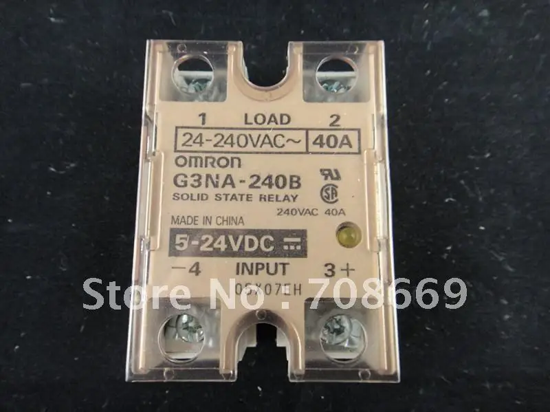 

Solid State Relay Type 240VAC 40A With Heat Sink