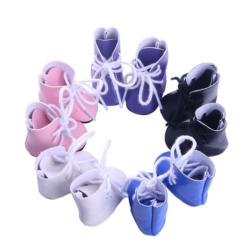 人形のブーツ5色無地14.5インチアメリカ人形腕ずくためwisher洋服人形世代