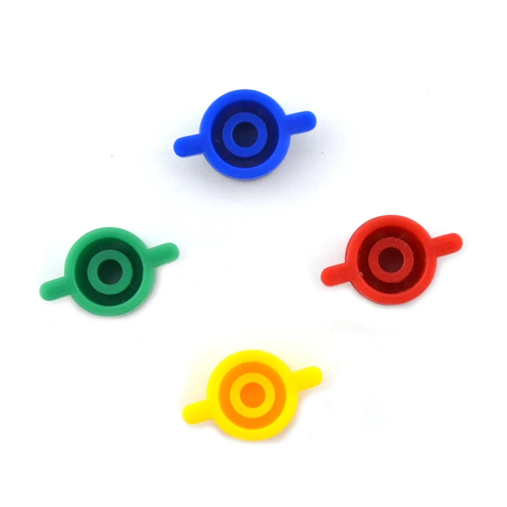 10 Sets Replacement plastic Buttons Colorful A B X Y pad for S-N-E-S for F-C Controller