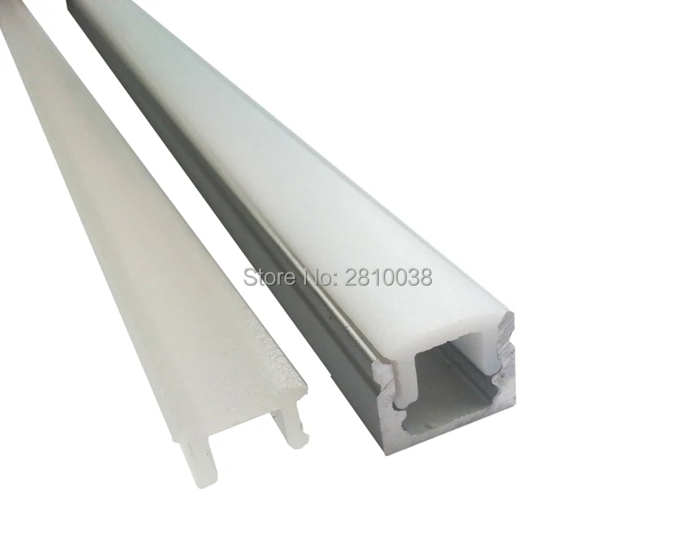 10 X 2M Sets/Lot U style Led aluminum strip profile and U type aluminium led strip light diffuser for flooring lighting