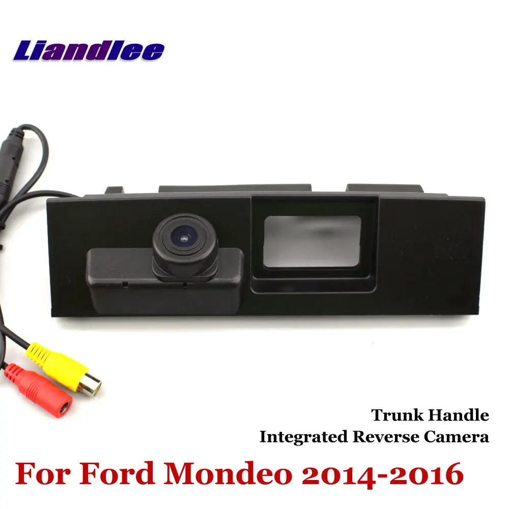 

For Ford Mondeo 2014-2016 Car Trunk Handle Rearview Camera Reverse Parking Back Accessories Integrated Dash Cam HD CCD RCA