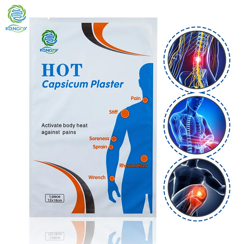 

KONGDY Hot Sale Medical plaster Capsicum Plaster For Inflamation/Muscle/Joint Pain Herbal Relief Patches 20Psc/Lot Body Massager