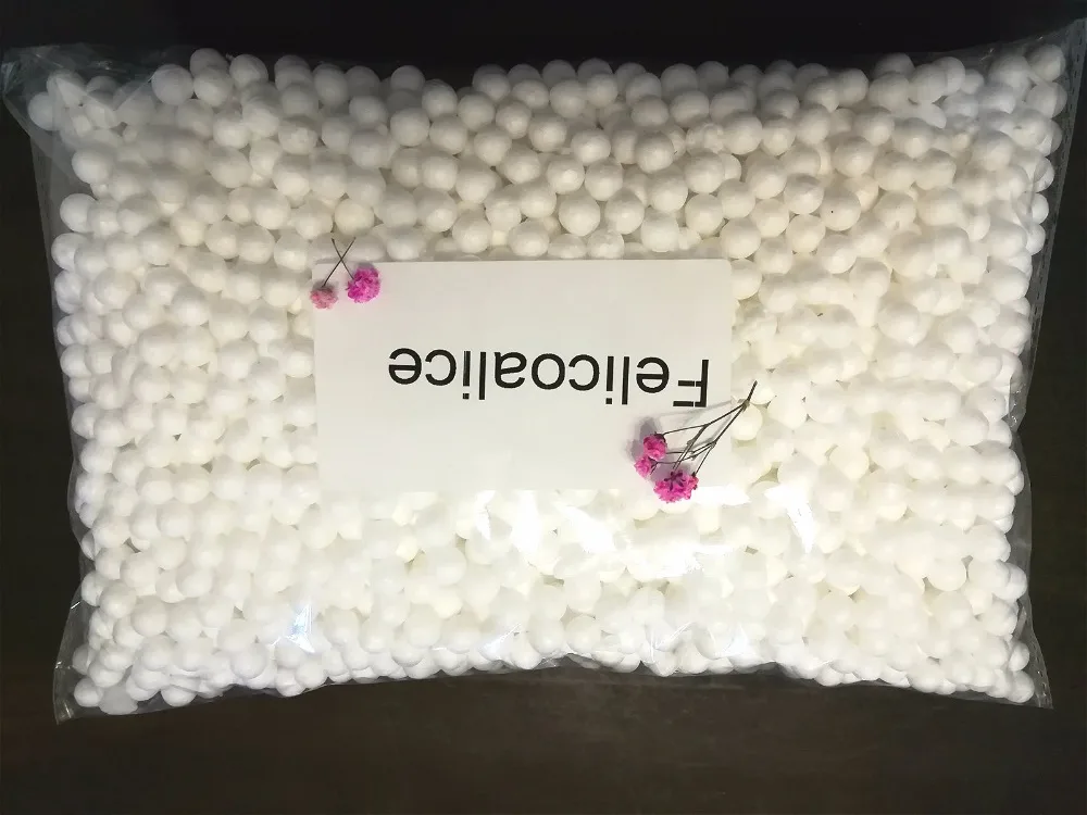 1/1.5/2/3/4/7/8/9/10/12/15/18/20/30cm White Modelling Foam Ball Polystyrene Styrofoam Craft Painted Balls Christmas Decoration