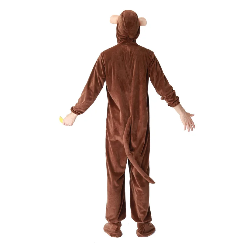 Women Kid Man Animal Pajamas Costume Family Monkey Pyjamas Jumpsuit Sleepwear Outfit