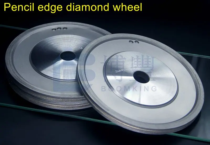 200*22*PE2/PE3/PE4/PE5 grit 180/240# peripheral Pencil edge diamond wheels  for glass pencil machine