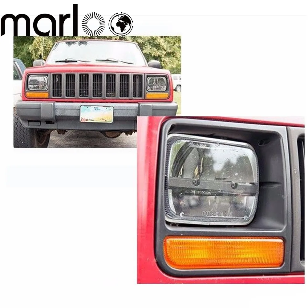 

1pc Truck 5X7 Rectangular LED Headlight Kit Hi / Low Beam 7X6 Headlights For Jeep Wrangler YJ Cherokee XJ Comanche MJ