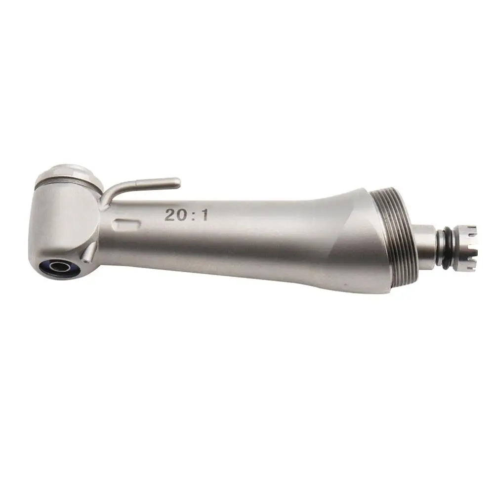 Contra Angle Head Fits Dental Low Speed Handpiece 20:1 Reduction Implant Surgery Contra Angle Handpiece 124C-20