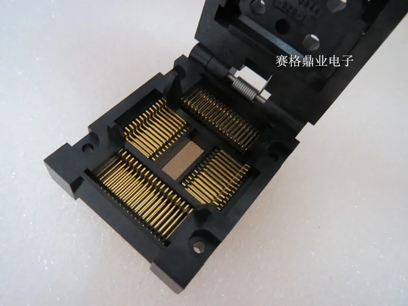 IC51-0644-820-1 TQFP64 Burn-in Socket gold plating IC testing seat Test Socket test bench