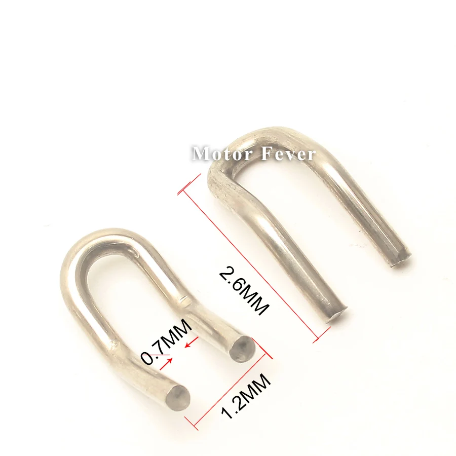 50PC Universal Motorcycle Exhaust Spring Hook Adapter Escape Moto Link U Hook for AKRAPOVi Exhaust Parts