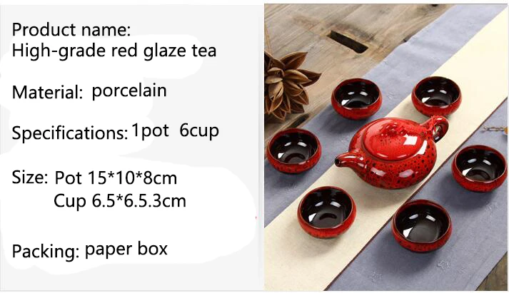 7pcs tea sets Taiwan crack 6 tea cups and 1 tea pot, Kung Fu teaset.The highest sales of tea set.The most creative Coffee cup