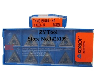 

TNMG160404 HA PC9030 carbide insert Applicable to steel Stainless steel etc cemented carbide insert SCLCR for general nc blades