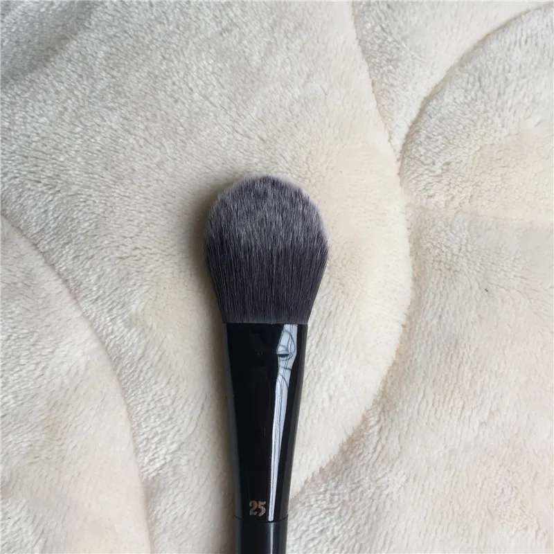 BLACK Precision Powder Makeup Brush #25 - Tapered Fluffy Blusher Highlighter Cheek Beauty Cosmetics Blender Tools