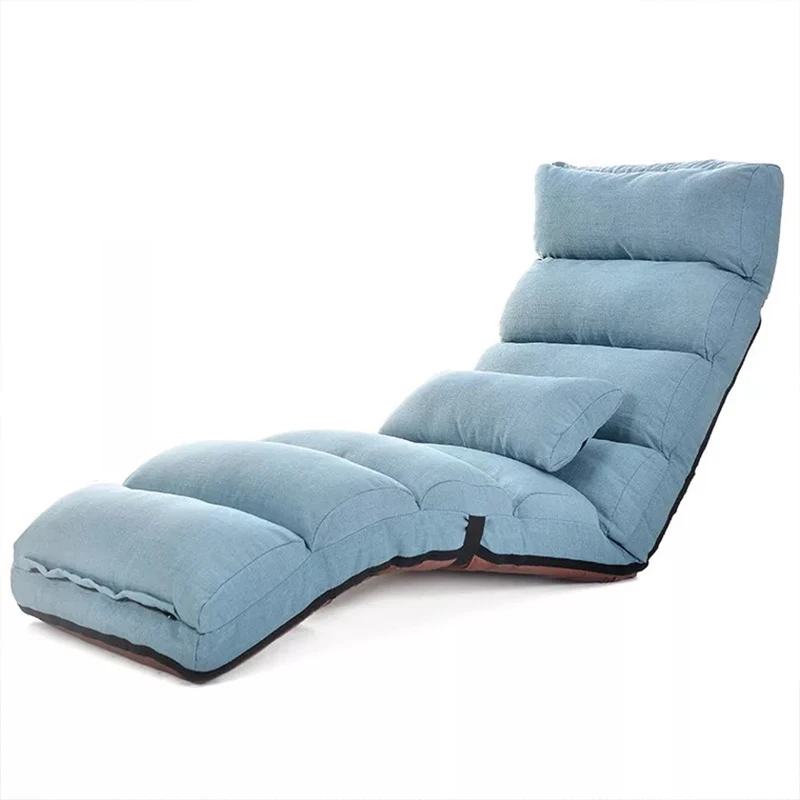 Adjustable Lazy Sofa Chair single balcony bedroom chair folding multifunctional Lounge chair tatami Creative casual sleeping bed