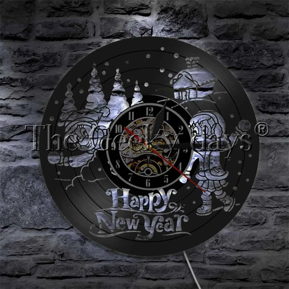 Happy New Year Holiday Led Wall Sign New Years Eve Exclusive Hanging Lamp 2018 Winter Decor Kid Room Nursery Lamp