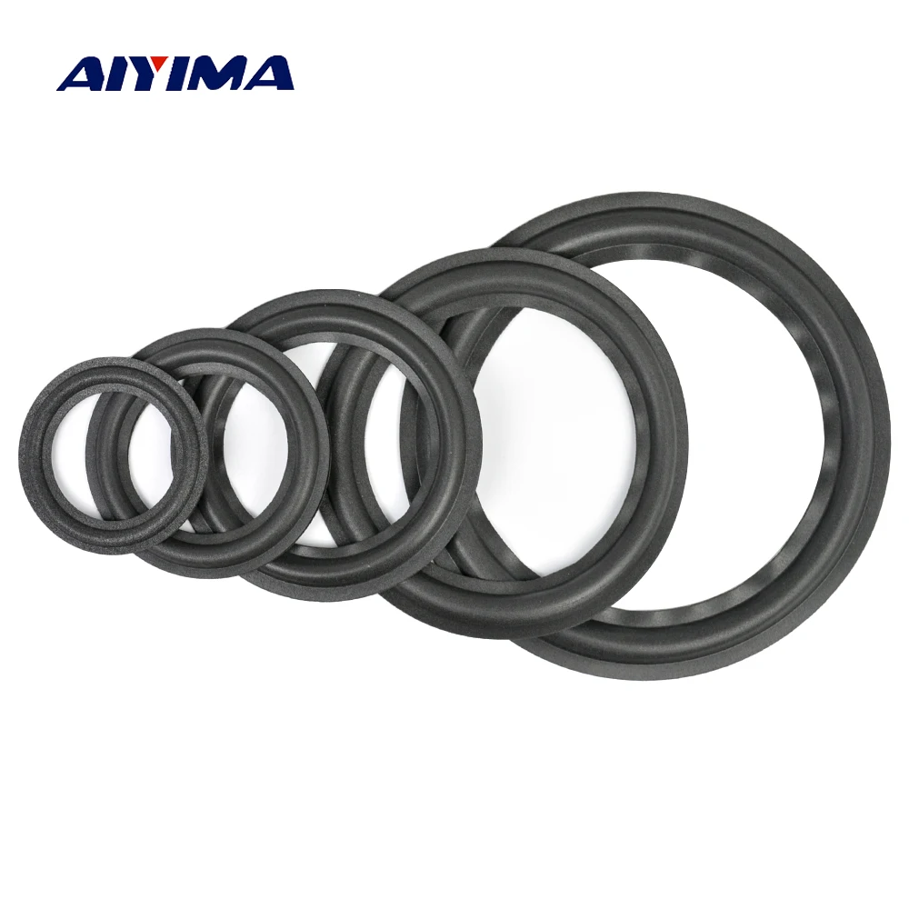 AIYIMA 2 шт. аудио активный динамик s 4/5/6, 5/8/10 дюймов, искусственная вспененная губка с краями, аксессуары