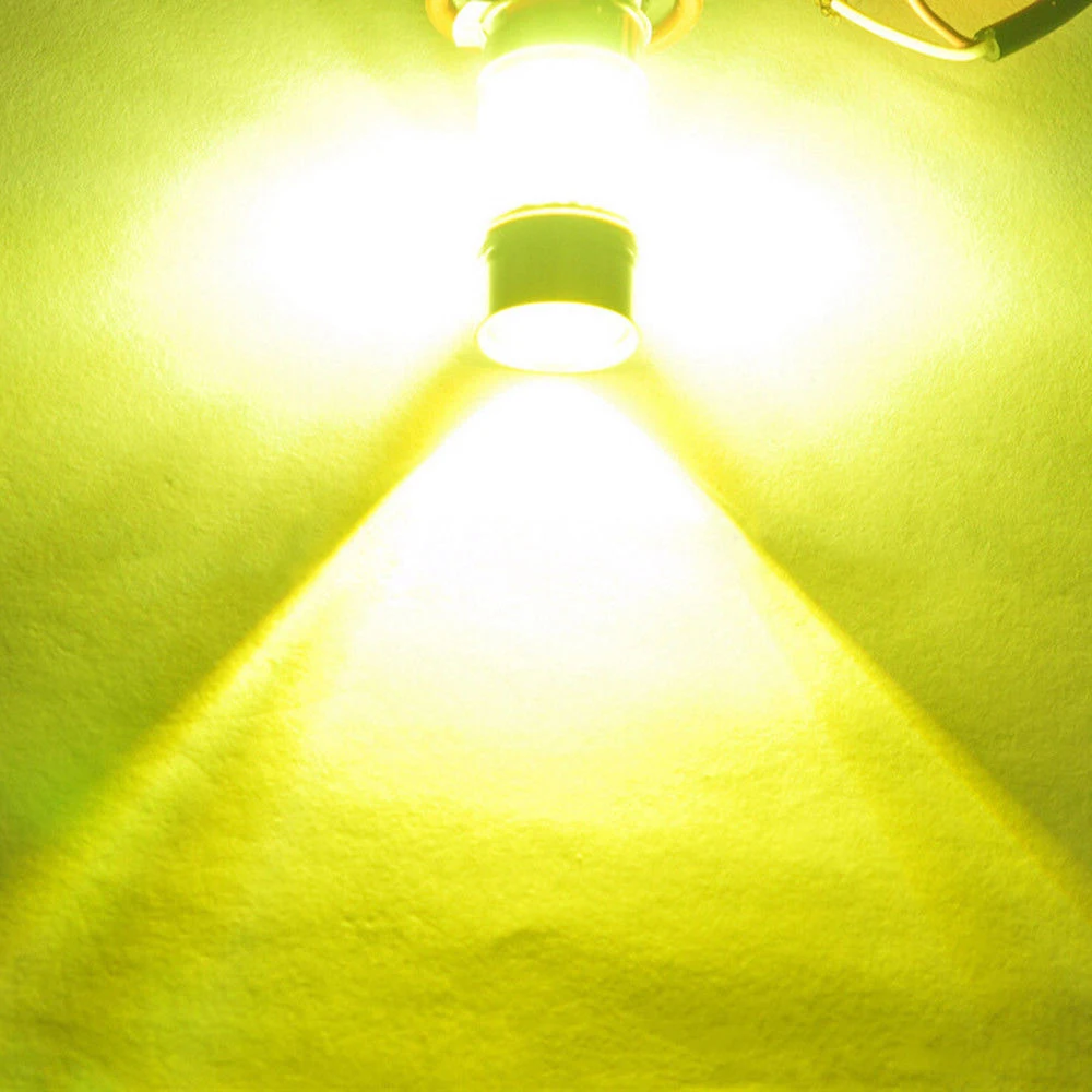 2Pcs H11/H8 4300K Yellow-green 100W Car Replacement 2323 SMD High Power DRL Lamp for LED Fog Light Bulb Daytime Running Lights
