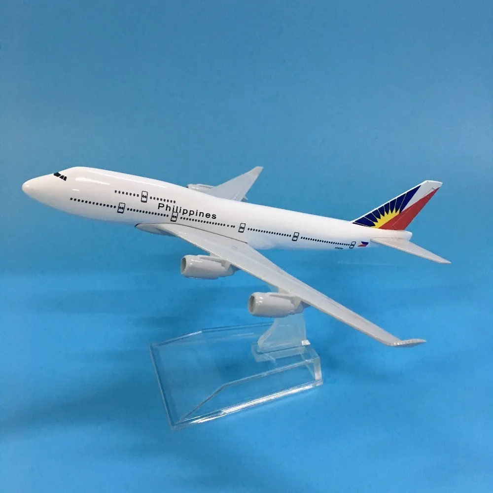 JASON TUTU 16cm Philippines B777 Airplane Model Airplane Diecast Metal 1/400 Scale Planes