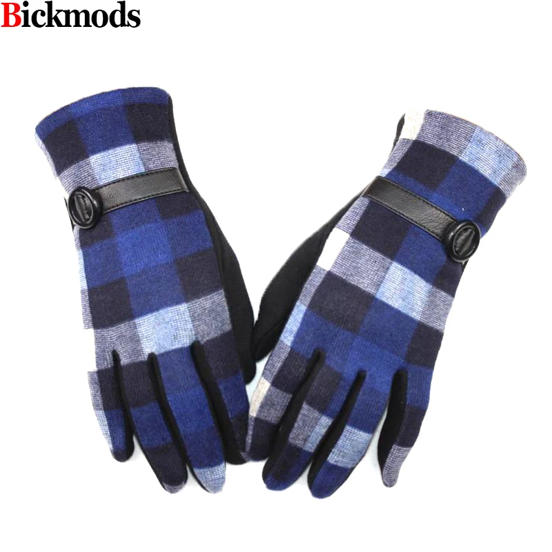 Knitted Cotton Gloves Women\'s Elastic Thin Style Daily Wear Spring and Autumn Color Warm Fashion Driving Gloves