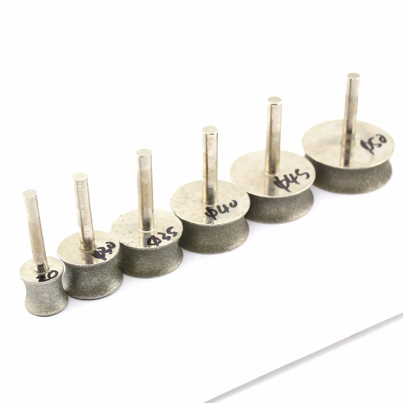 16-50Mm Kim Cương Đầu Mài Gắn Điểm Vít 1/4 "Emery Bánh Đánh Bóng ILOVETOOL
