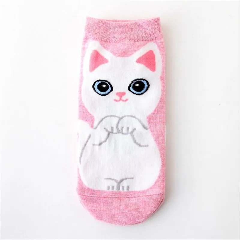 Cute Things Women Cartoon Ankle Socks Spring Summer Kawaii Animal Female Ladies Colorful Cotton Short Socks For Woman Girls