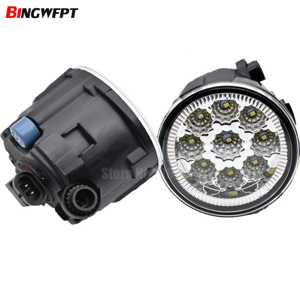 2PCS H11 Car Fog Light 12V For Nissan Qashqai J11 J11_ Closed Off-Road Vehicle 2013-