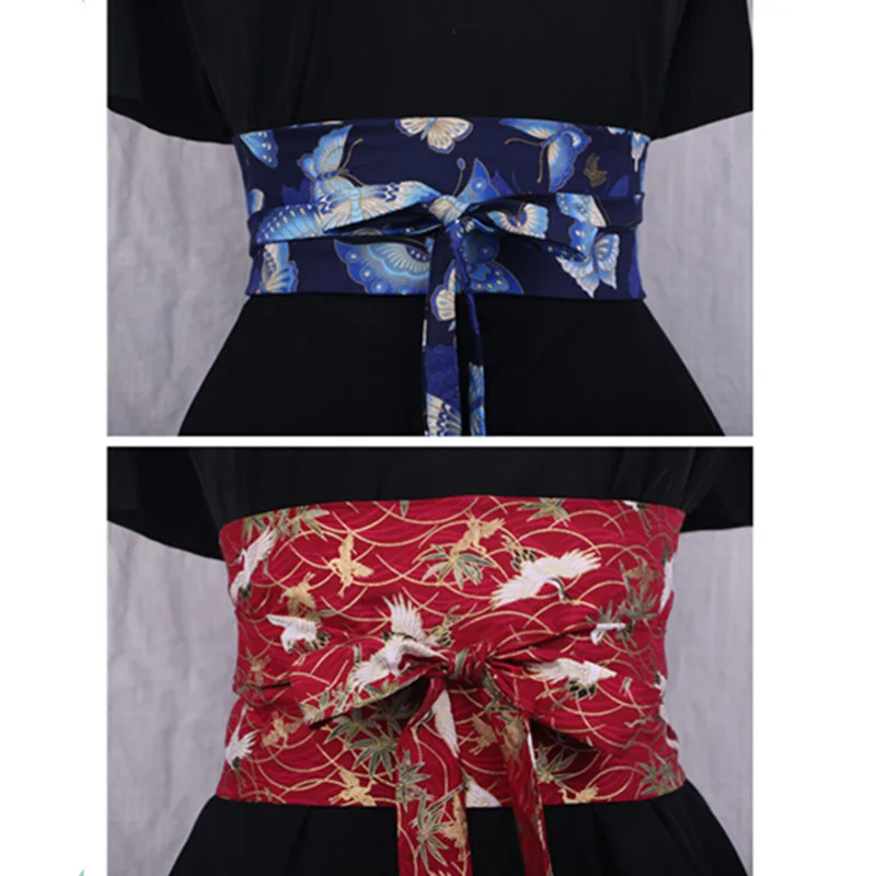 1pcs Japanese Kimono Belt Women Vintage Yukata Waistband Corset Wide Hekoobi Obi YLM9898