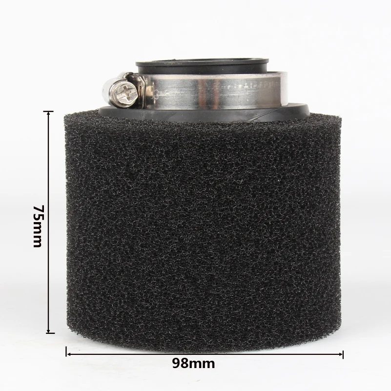 Motorcycle Straight and bent Neck Foam Air Filter 35mm Sponge Cleaner Moped Scooter CG125 150cc Dirt Pit Bike