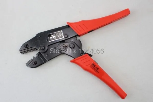 HS-10 para terminais não isolados catraca friso alicate 1.5-6.0mm2 awg 16-10