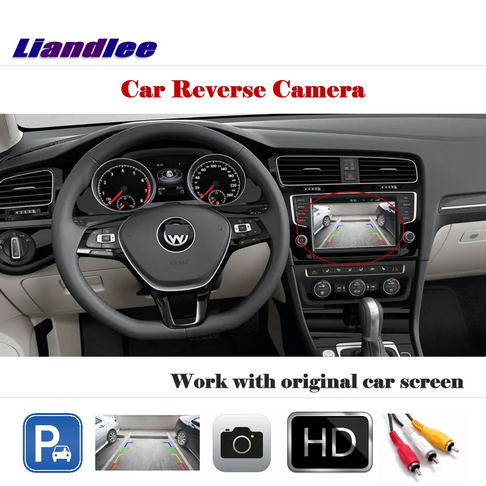 For Volkswagen Golf Mk7 (5G) 2012-2018 Car Original Display Rear View Image Reverse Camera HD CCD CAM Auto Parking Accessories