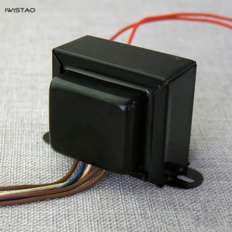 IWISTAO Power Transformer EI 26W for Tube Preamplifier Output Voltage230V/0.43A  0-6.3V-8V/1.5A for 6N2/6N4/X7/U7 HIFI Audio DIY
