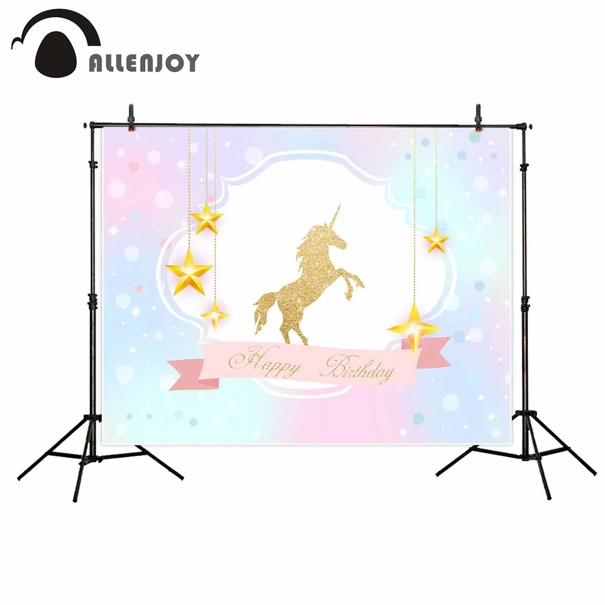 Allenjoy photography backdrop Spotted fantasy children baptized unicorn background newborn original design for photo studio