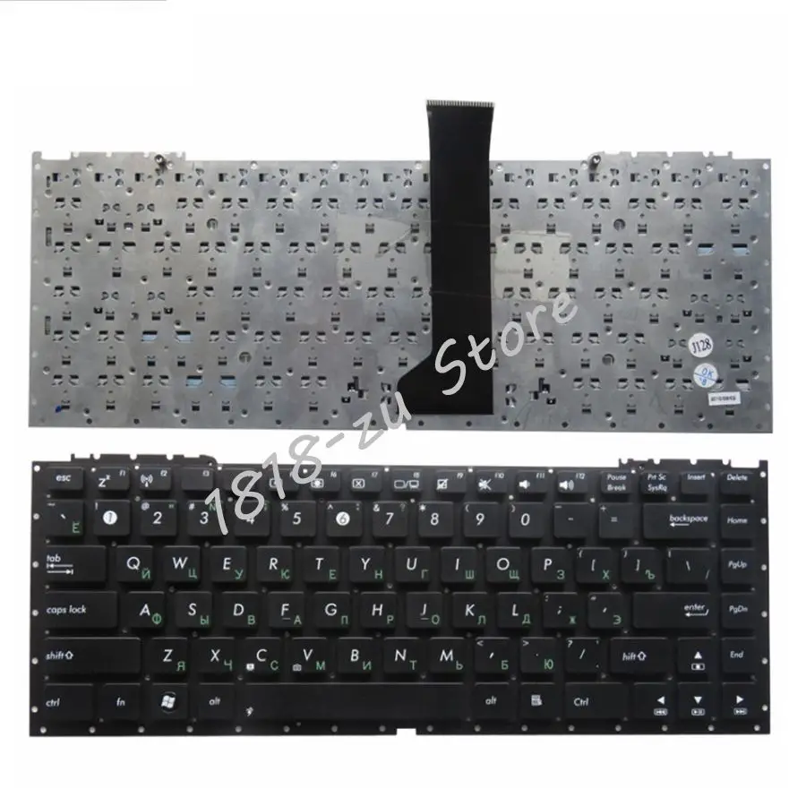 

YALUZU NEW Keyboard for ASUS U33 U33Jc U43 U43F U43J U43SD series RU laptop keyboard black color without frame RU layout Russia