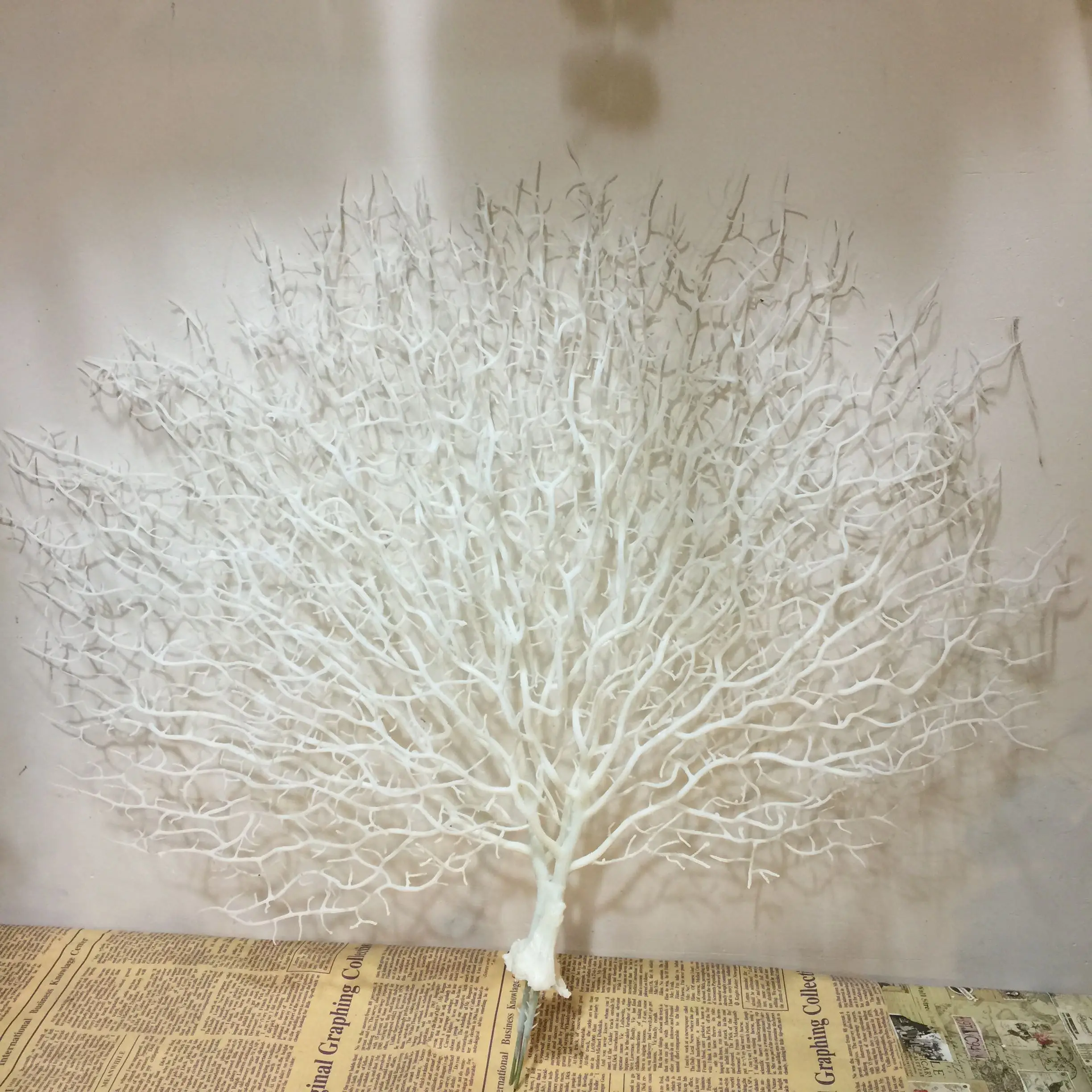Artificial Peacock Coral Tree, Plastic, Artificial Flowers, Home Wedding, Decorative High Aquarium Landscaping, 45cm