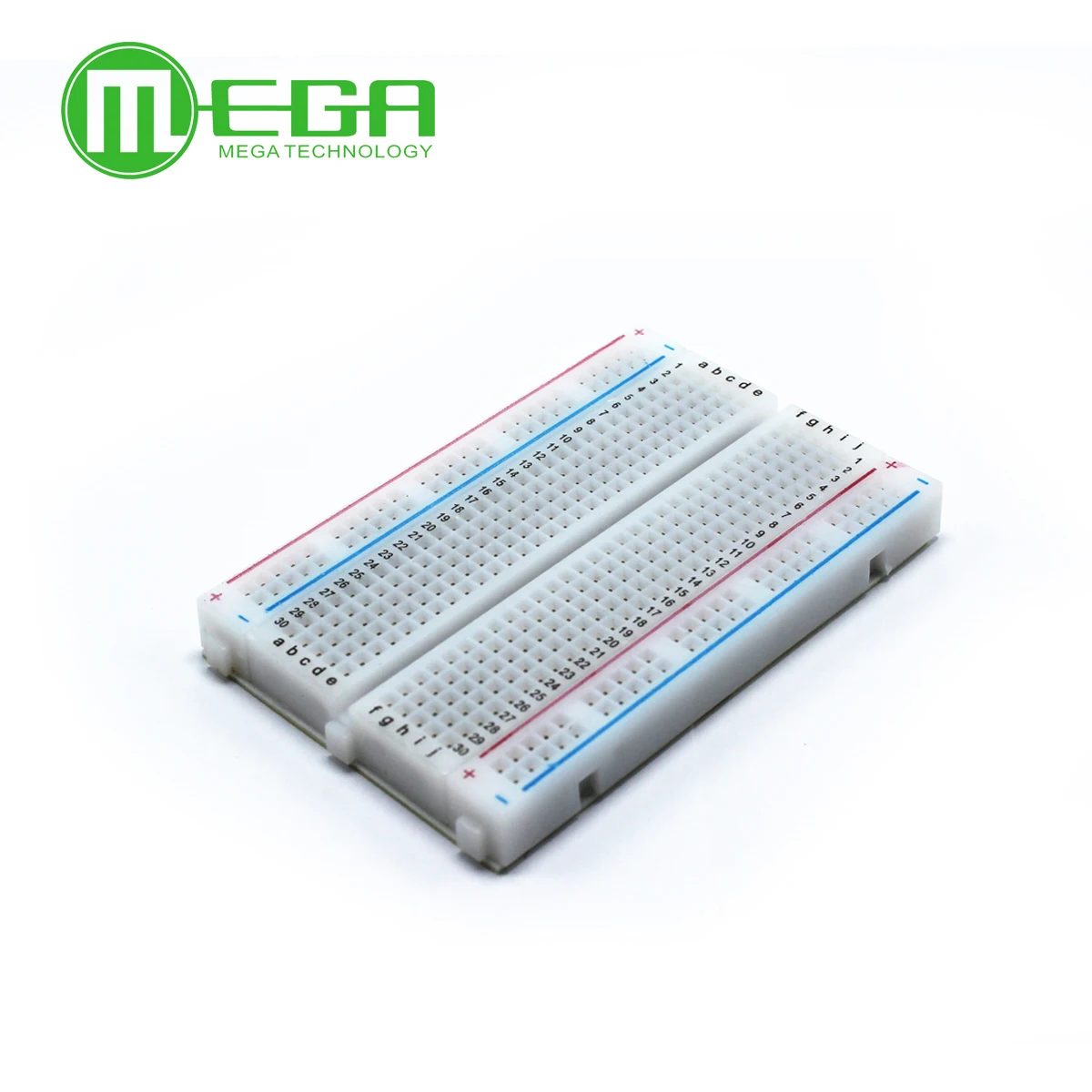 Crystal 400 Tie-Point Solderless Breadboard mini bread plate 83X55 mm Crystal Breadboard for DIY