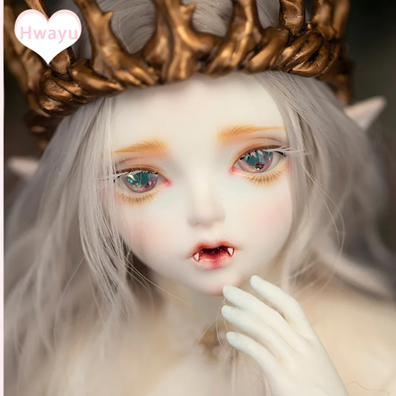 Hand-delivery BJD doll SD baby 1/4 girl Hwayu Elf Joint doll Free eye Optional full set of advanced resin makeup spot