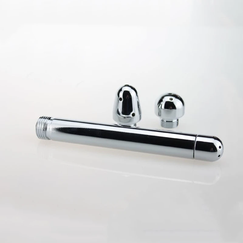 1set Bidet Shower Enema Douche Anal Cleaning System Nozzle and 3 -Heads Change With 1.5M 304 Stainless Steel Hose