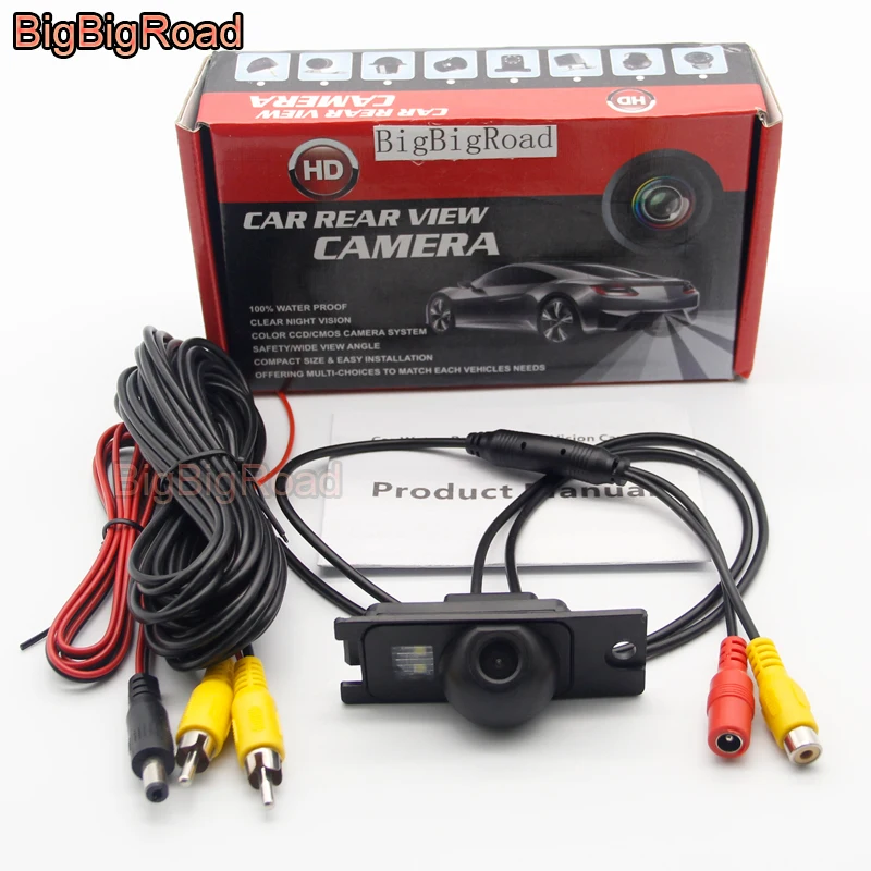 BigBigRoad Voor Volvo S80 S60 S60L XC60 XC90 V70 XC70 1999-2007 2008 2009 Auto Achteruitrijcamera Reverse Backup CCD Camera Nachtzicht