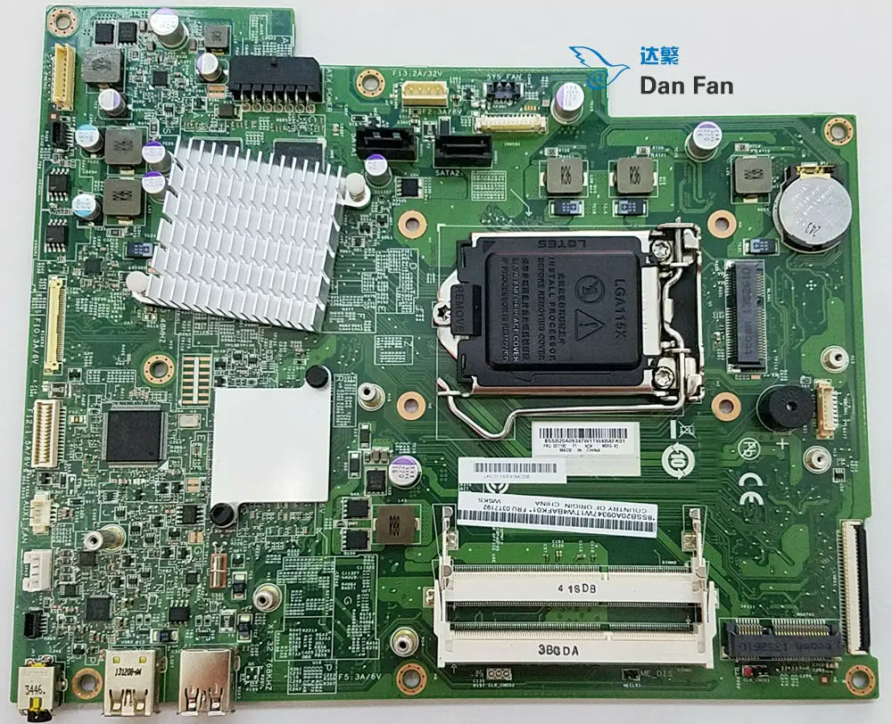 

For Lenovo E93Z S800 S850 AIO Motherboard PIB85S/TRIPOLI 12102-1 48.3KR06.011 Mainboard 100%tested fully work