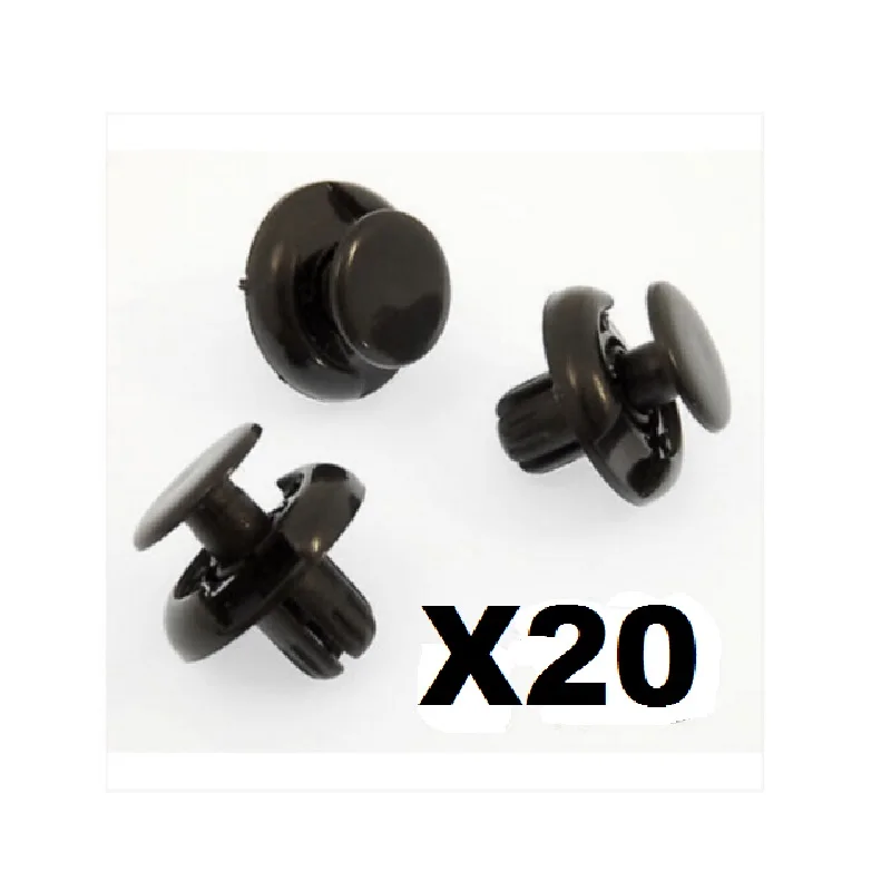 20x For Honda 8mm Plastic Wheel Arch Lining Rivet Clips. Trim clips for splashguards