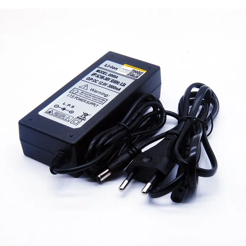 LiitoKala 3S 12.6V 3A 5A 12V Power Supply Lithium Battery Pack Li-ion Batterites Charger AC 100-240V Converter Adapter