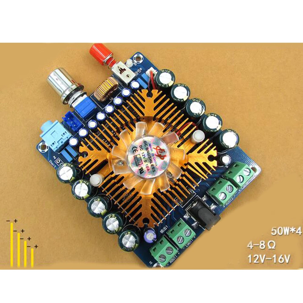 50W×4 Car Four Channel HIFI Power Amplifier Board TDA7850 50W*4 High Quality DIY