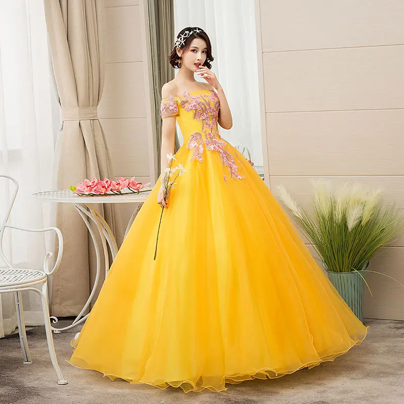 Quinceanera Dresses 2024 New The Golden Off The Shoulder Lace Vestidos 15 Anos Party Party Prom Quinceanera Gown Customized