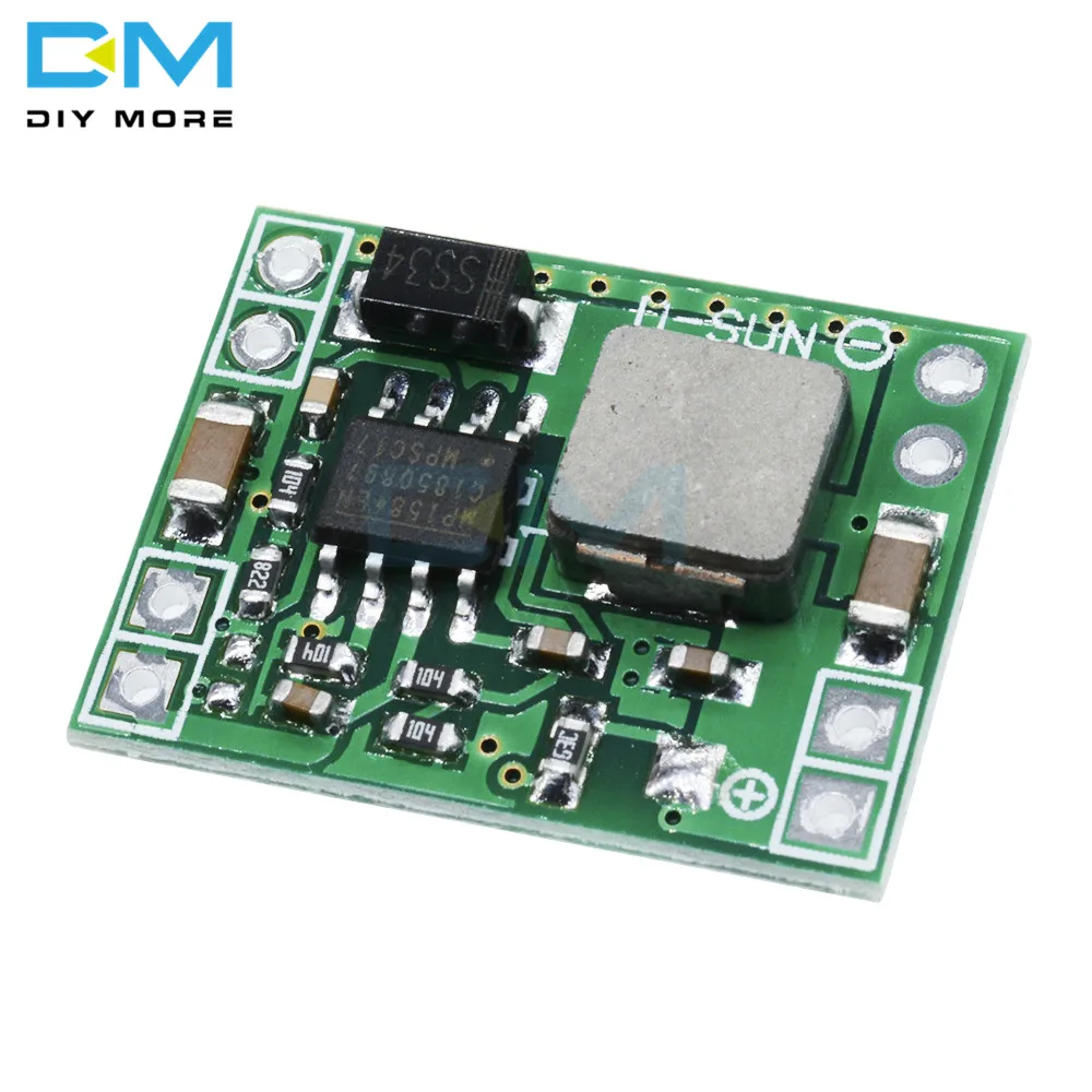 DC 7-28V to 5V Ultra Mini Step Down Power Supply Module DC-DC Buck Converter Input 7V~28V Output 5V Max 3A Replace LM2596 96%