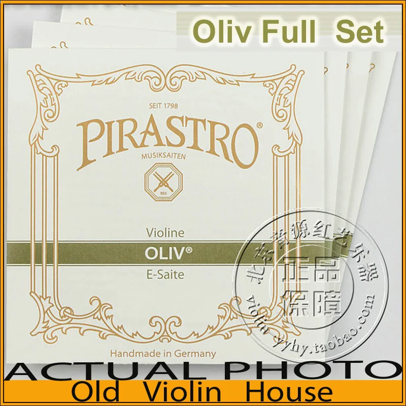 

Pirastro Oliv Violin Strings Set 4/4 Gold E (211021), ,full set,made in Germany,Hot sell