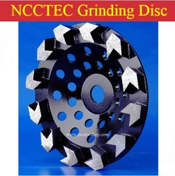 4'' 5'' 6'' 7'' 9'' 10'' Diamond Arrow tooth wheel floor grinding cup Wheels | 100 125 150 180 230 250 mm Concrete grind discs