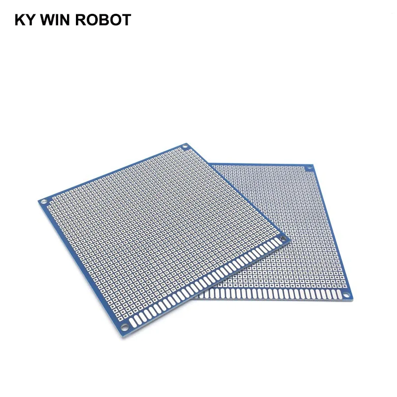 1pcs 10x10cm 100x100 mm Blue Double Side Prototype PCB Universal Printed Circuit Board Protoboard For Arduino