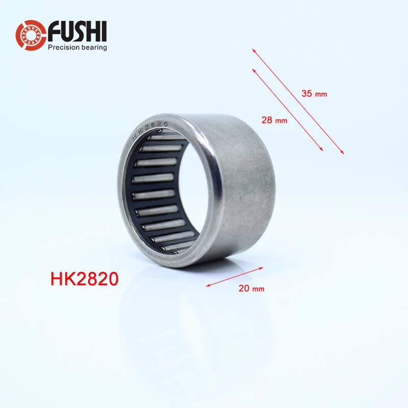 

HK2820 Needle Bearings 28*35*20 mm ( 5 Pcs ) Drawn Cup Needle Roller Bearing TLA2820Z HK283520 67941/28