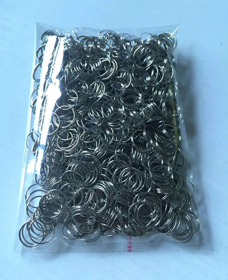 Top Quality 1000pcs 12mm Chrome Stainless Steel Round Rings Crystal Diy Chandeliers Accessories Hooks Curtain Beads Connectors