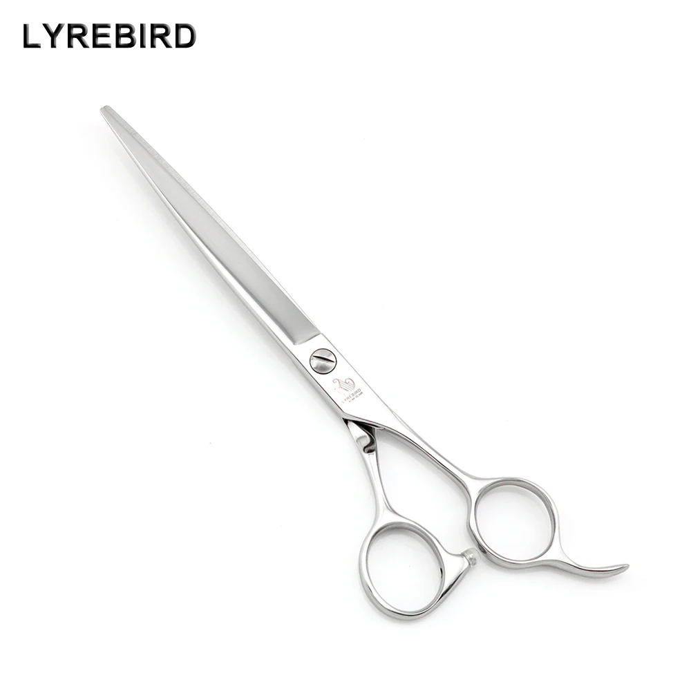 Pet Dog Grooming Scissors High-class Lyrebird 7 Inch Cat Shear Cutting Scissors with Slot Type Screw F551  Simple Pack NEW